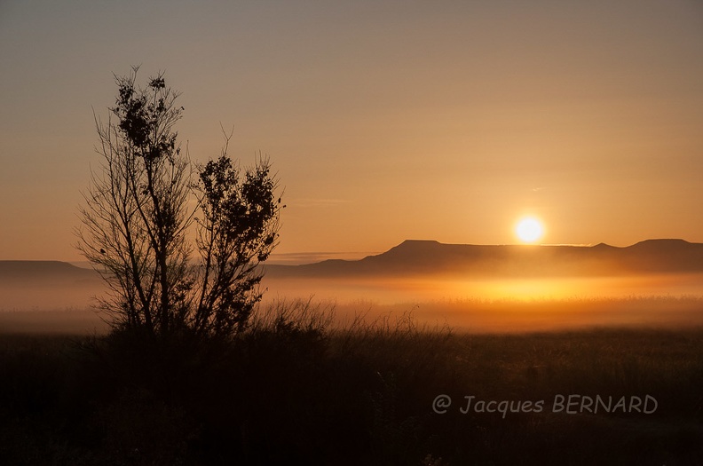 Lever de soleil sur "Las Bardenas" 1