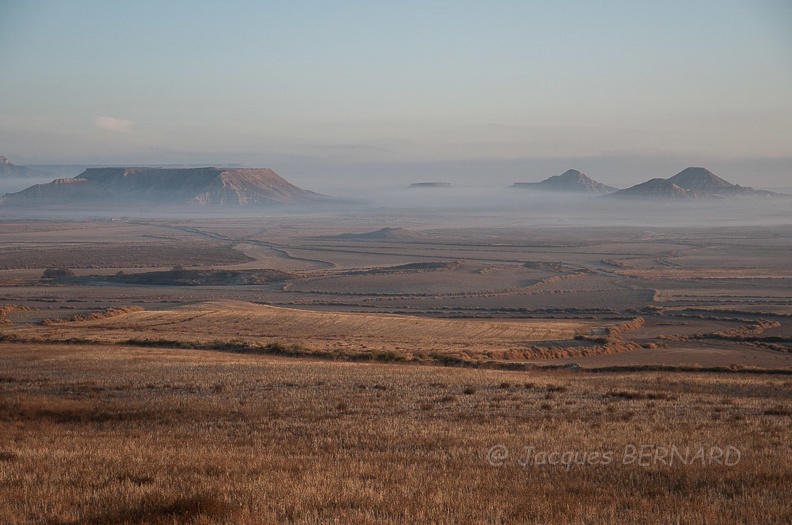 Brumes matinales sur "Las Bardenas" 2